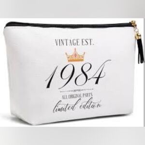 Vintage 1984 Cosmetic Bag